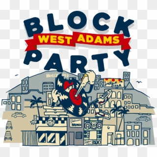 West Adams Block Party Clipart
