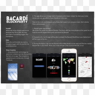 Bacardi - Blockparty - World Map Clipart