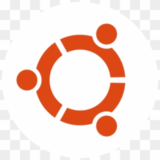 Logo Ubuntu Cof White Orange Hex - Ubuntu Logo Clipart