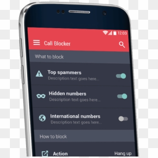 Call Blocker Screen - Cia App Clipart