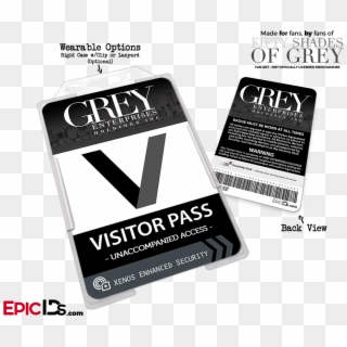 Enterprises Of Cosplay Visitor Pass Epic Ids - Mobile Phone Battery Clipart