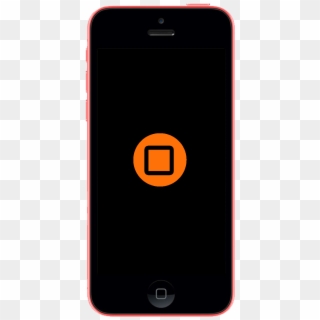 Iphone 5c Home Button - Iphone Clipart