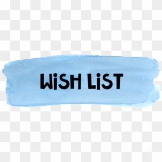 Wee Care Wish List - Electric Blue Clipart