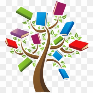 Anndee Taylor - Book Tree Clip Art - Png Download