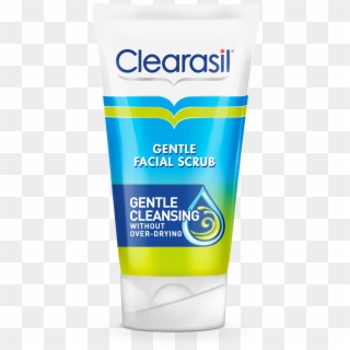 Clearasil® Gentle Facial Scrub" - Skin Care Clipart