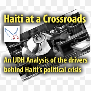 Haiti At A Crossroads - Flyer Clipart