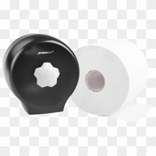 Jumbo Toilet Paper Dispenser, Black, Flower, - Circle Clipart