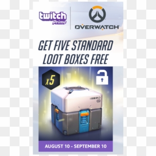 Boxes Digital Code Pc Ps Xbox One Ⓒ - Overwatch Free 10 Loot Boxes Code Clipart