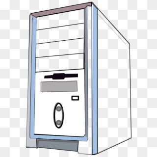 Cpu Computer Tower Hardware Pc Technology - Computer Cpu Drawing Clipart