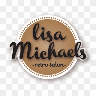 Lisa Michaels Retro Salon Logo - Calligraphy Clipart