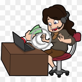 Make Money Online, How To Make Money, Earn Money Online, - Cartoon Clipart