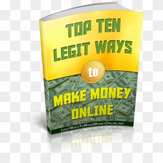Top Ten Legit Ways To Make Money Online - Book Cover Clipart