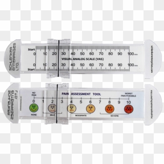Customized Pain Scale Rulers 0-100mm W/slider - Визуальная Аналоговая Шкала Ваш Clipart