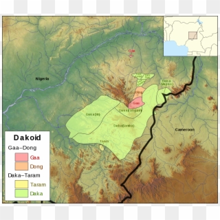 Dakoid Languages - Atlas Clipart