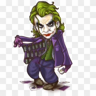 #mq #joker #batman #cartoon #hero - Joker Cute Transparent Background Clipart