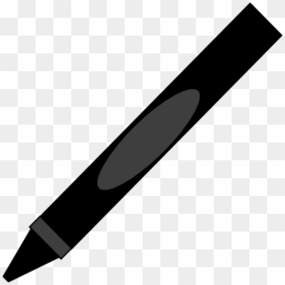 Black Crayon Clip Art - Arrow Pointing Diagonally Up - Png Download