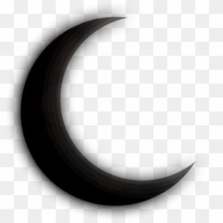 #moon #crescent #witch #black #glow #dark #crescentmoon - Illustration Clipart