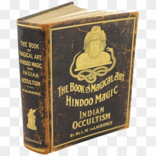 Rare Book Of Magical Art, Hindu Magic, Indian Occultism - Book Cover Clipart
