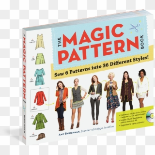 Magic Pattern Book Sew 6 Patterns Into 36 Different Clipart
