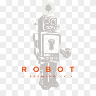 Robot Brewing Company And Quixotic Lounge Logo - Illustration Clipart