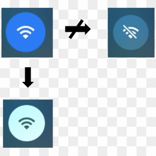 Switching Wifi Off Expected Icon Vs Icon Displayed - Ipad Clipart