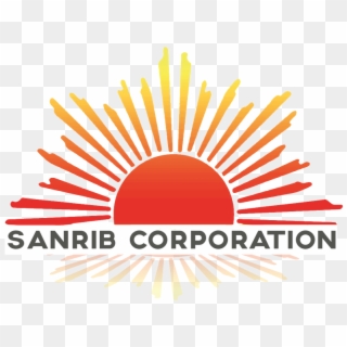 #sanribcorporation Hashtag On Twitter - Half Sun Clipart Black And White - Png Download