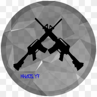 Crossed Ogario Guns - Crossed Guns Logo Clipart