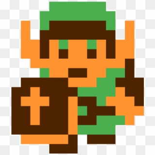 Random Image From User - Legend Of Zelda Link 8 Bit Clipart