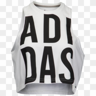 Adidas Athletics Repeating Logo Crop Top - Active Tank Clipart