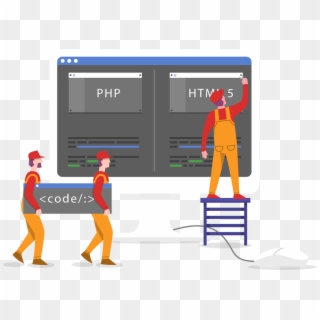 Php Web Development - Software Developer Clipart
