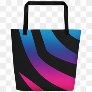 Zebra Print Beach Bag - Tote Bag Clipart