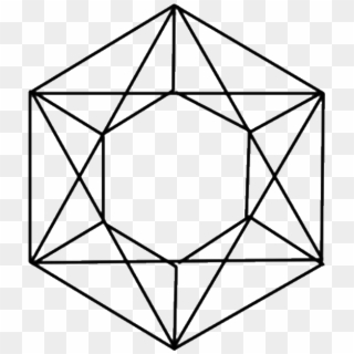 Hexagon Shape - Good Place Alignment Chart Clipart