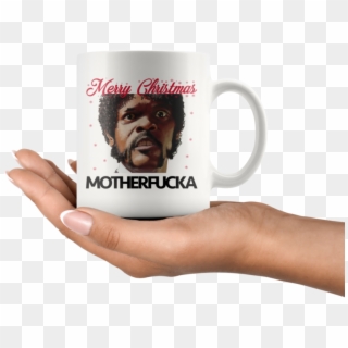 Pulp Fiction Samuel Jackson Merry Christmas Coffee - Mug Clipart