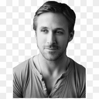 Ryan Ryan Gosling, Male Faces, Beautiful Guys, Male - Ryan Gosling Blue Henley Clipart