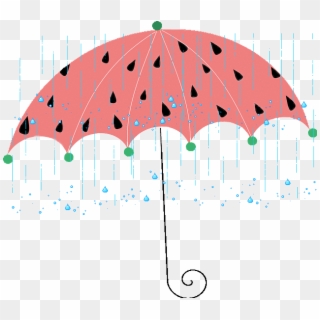 #umbrella #rain #showers #spring #splash #water - Umbrella Cartoon Gif Clipart