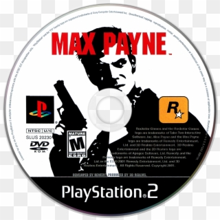 Max Payne - Red Dead Revolver Ps2 Cd Clipart