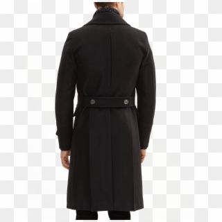 Coat Png Pic - Black Burberry Coat Women Clipart