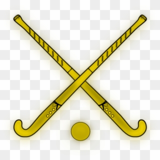 Field Hockey Stick Clipart Filled In Png - Yellow Field Hockey Stick Transparent Png