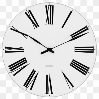 Arne Jacobsen Roman Clock 210/290/480 - Clock Design Roman Clipart