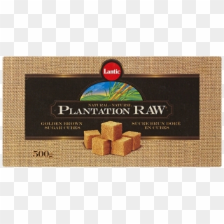 Lantic Plantation Raw Brown Sugar Cubes - Label Clipart