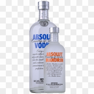 Absolut Vodka Twin Pack 1l With Free Absolut Mandarin - Absolut Vodka Clipart