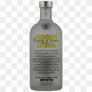 Absolut Vodka Citron - Absolut Vodka Clipart