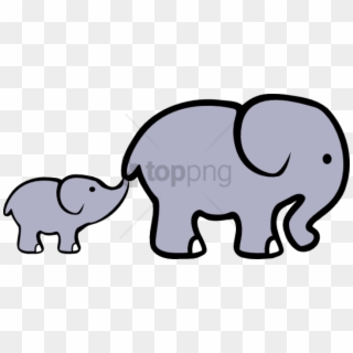 Dibujo De Un Elefante Png Image With Transparent Background - Baby Elephant Outline Clipart