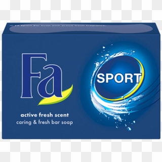Fa Com Bar Soap Sport Active Fresh - Sign Clipart