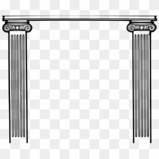 Columns Clipart Ancient Rome - Ancient Roman Frame - Png Download