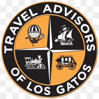 Travel Advisors Of Los Gatos - Emblem Clipart