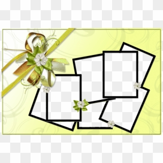 Frame-ribbon - Floral Design Clipart