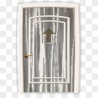 Door Entry Entrance Doorway Door Frame Gray Grey - Home Door Clipart