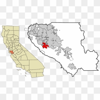 Santa Clara County California Incorporated And Unincorporated - County California Clipart