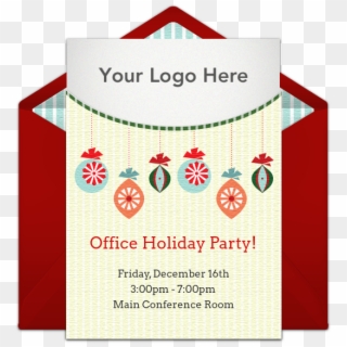 Office Holiday Party Online Invitation - ボタン Penguin Research Clipart